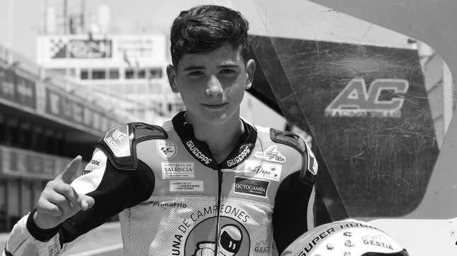 Image for article titled Hugo Millan, Spanish Motorbike Rider, Dies At Age 14