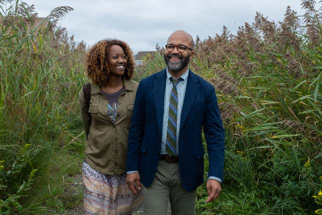 Erika Alexander and Jeffrey Wright in American Fiction