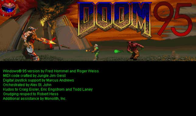 Doom 95 Screenshots and Videos - Kotaku