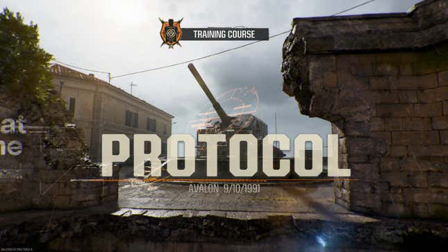 Protocol, the Training Course map in Black Ops 6