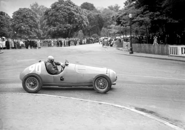 Juan Manuel Fangio at the Grand Prix of Paris, 1951