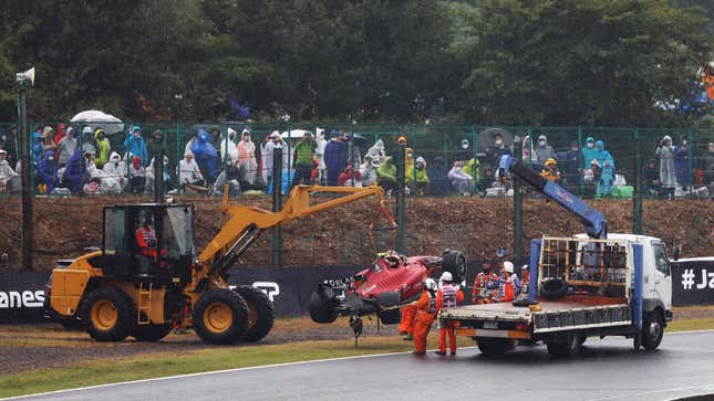 Image for article titled FIA Announces Changes Following F1&#39;s Tractor Incident in Japan