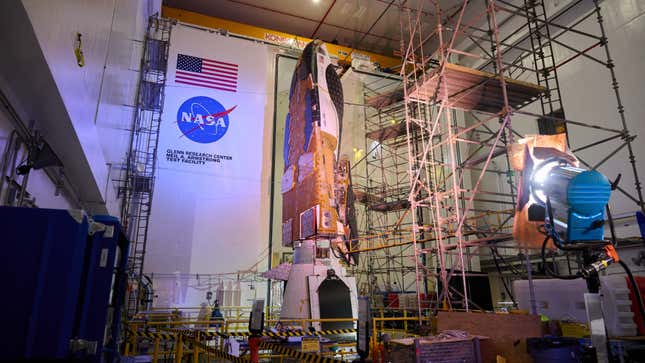 A photo of the Tenacity space plane in testing. 