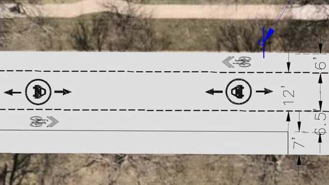 Image for article titled New Road Design Seems Like A More Efficient Way To Kill Cyclists