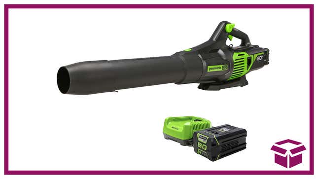 Image for article titled Get Your Yard Spring Ready with a Greenworks Leaf Blower for Under $200 Today