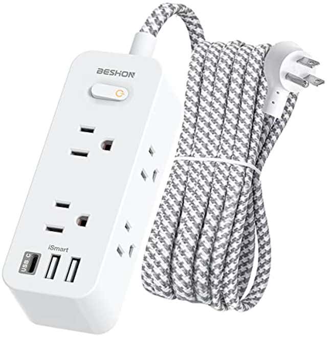 Image for article titled Get Plugged in with 31% Off the BESHON 10 FT Extension Cord