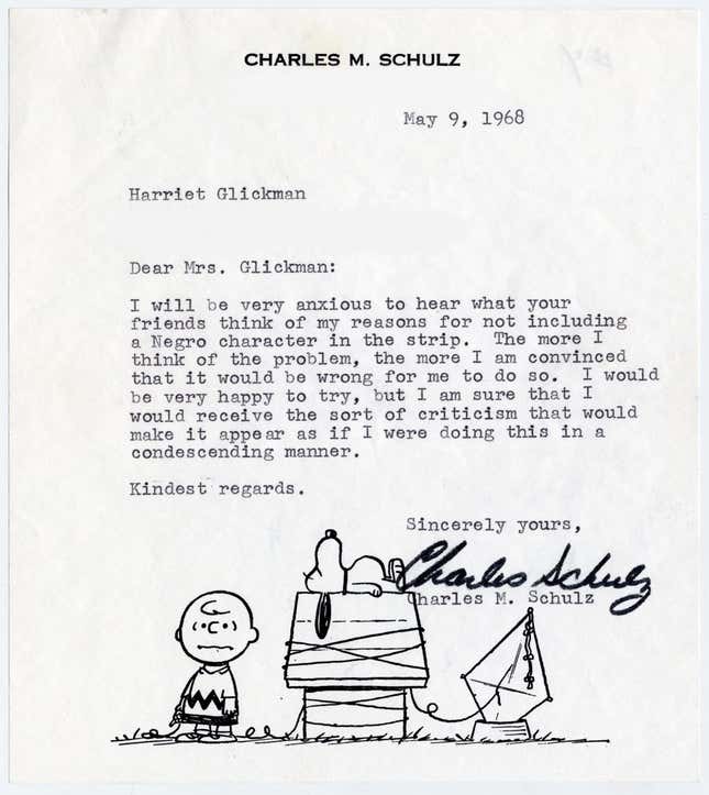 Image for article titled The sweet story behind Peanuts’ groundbreaking first black character