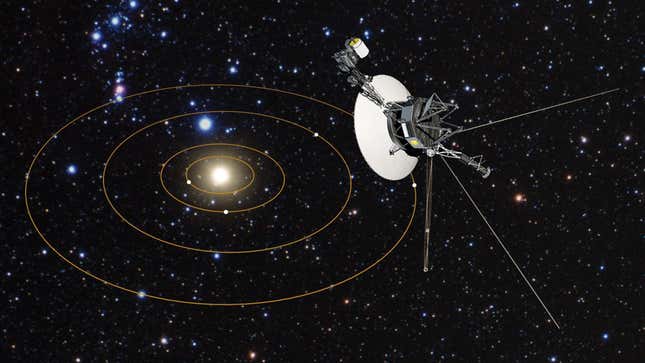 business new tamfitronics An artist's impression of Voyager 1 and the Solar System