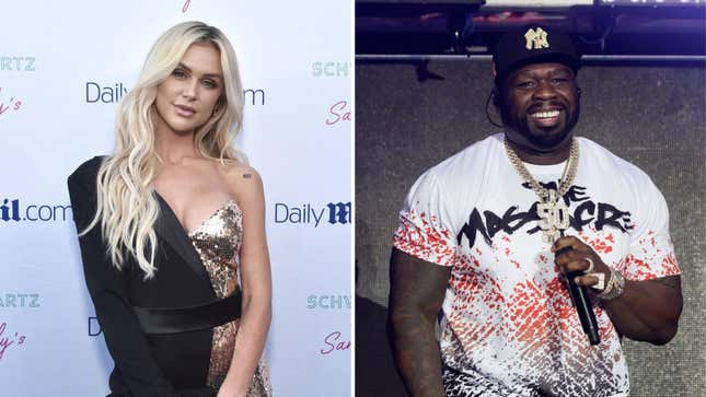 Image for article titled The Return of ‘Fofty:’ Lala Kent and 50 Cent Are Hanging Out on Horror Film Sets