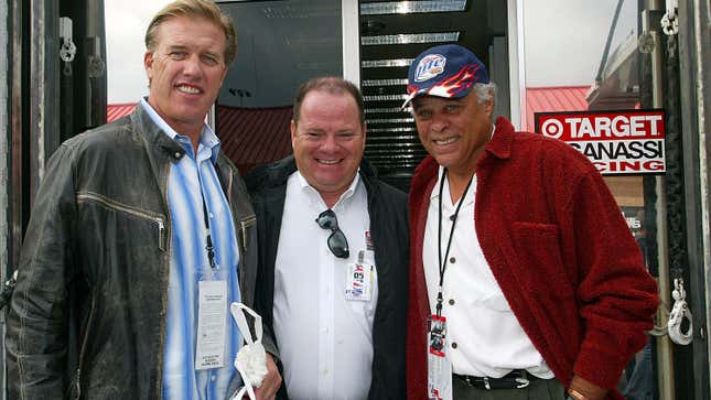 John Elway, Chip Ganassi, and Don Prudhomme.