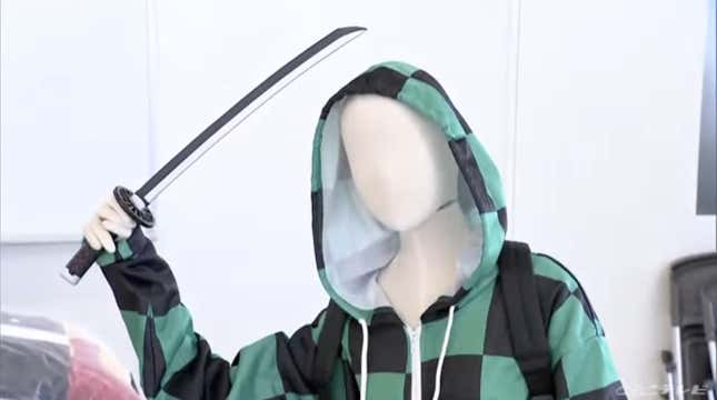 Demon Slayer knockoff hoodie. 