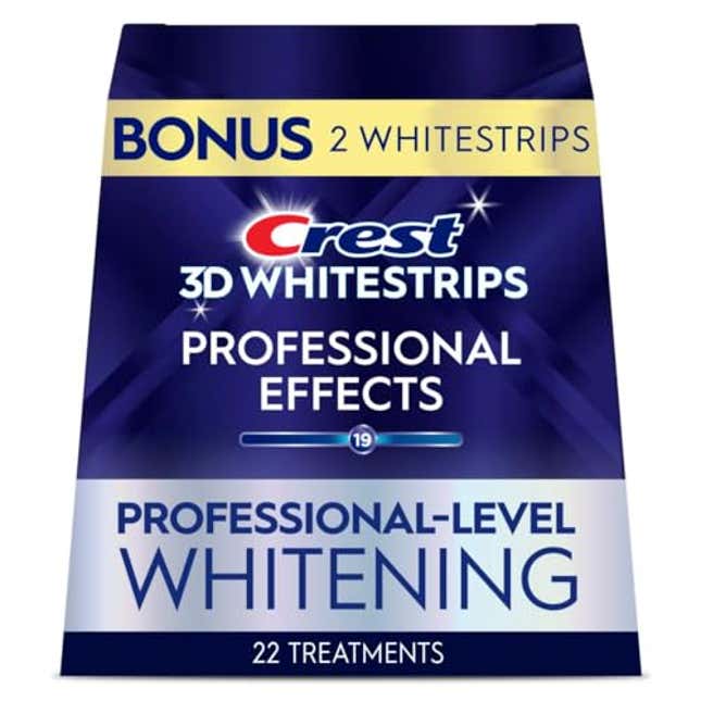 Image for article titled Crest 3D Whitestrips Professional Effects, Now 35% Off