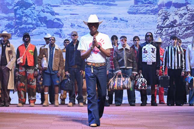 Image for article titled Our 40 Favorite Looks From Pharrell&#39;s Paris Fashion Week Runway Show