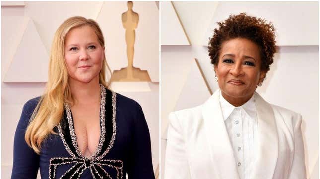 Photos of Amy Schumer and Wanda Sykes on the red carpet for the 94th annual Academy Awards 