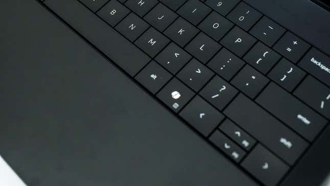 A shot of the Copilot key on the Dell XPS. 