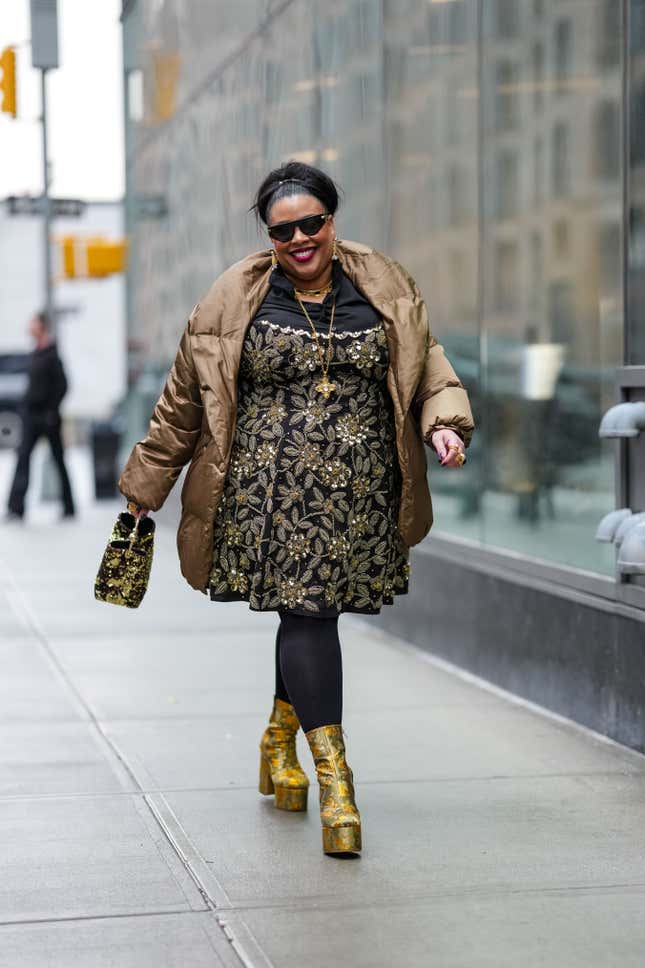 Image for article titled The Best Black Street Style From New York Fashion Week