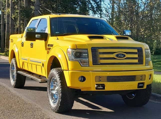 Image for article titled At $29,995, Would You Toy With The Idea Of Buying This 2013 Ford F-150 Tonka Truck?