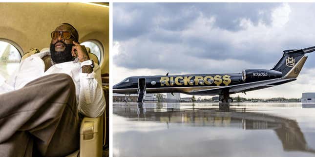 Image for article titled Take a Peek Inside Rick Ross' Private Jet, Massive Mansion, Crazy Car Collection, and More!