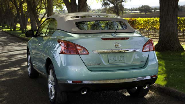 A Nissan Murano convertible 