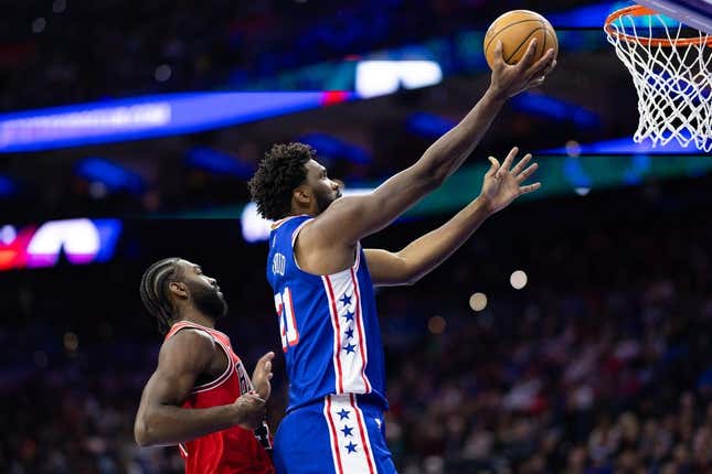Joel Embiid Returns With Triple Double As Sixers Trounce Bulls