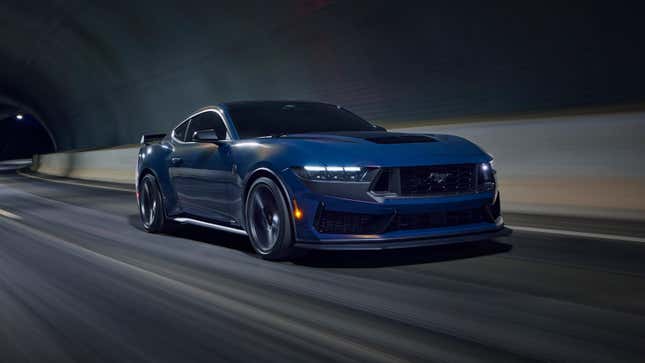 Image for article titled 2024 Ford Mustang Dark Horse Makes 500 HP, 418 Lb-Ft of Torque