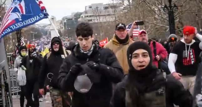 James Tate Grant, who is accused of attacking a Capitol Police officer in the Jan. 6, 2021, riot