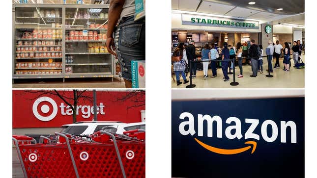 Imagen para el artículo titulado Walmart vende desodorante, Starbucks promete rapidez y Amazon apuesta por lo barato: resumen de noticias del sector minorista