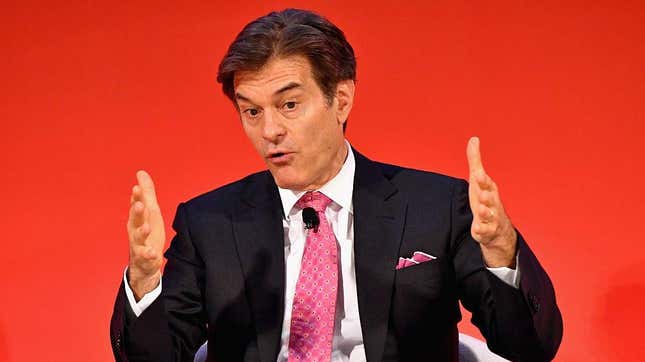 Dr. Mehmet Oz at speaking engagement