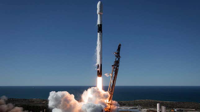 USA 326 satellite launched in February onboard a SpaceX Falcon 9 rocket.