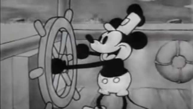 Mickey Mouse (sort of) enters public domain and gets parodied