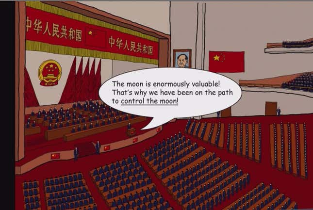 Image for article titled The case for sending US companies back to the moon, explained in cartoons
