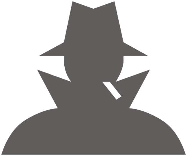 Silhouette of a person in a hat 