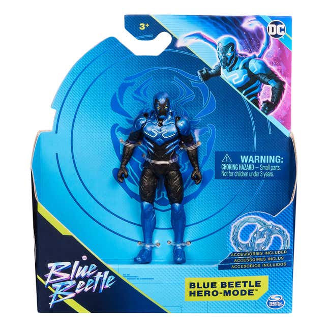 Image for article titled DC Studios&#39; Blue Beetle Merch Teases Ancient Powers and Superhero Action