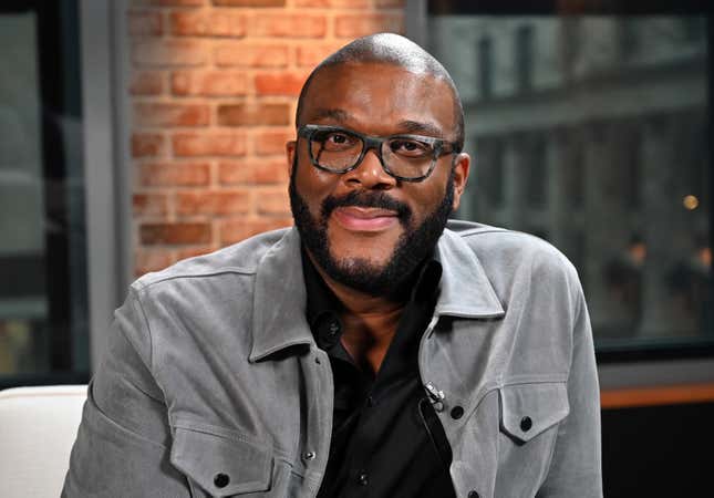 Tyler Perry visits LinkedIn Studios on January 13, 2020 in New York City.