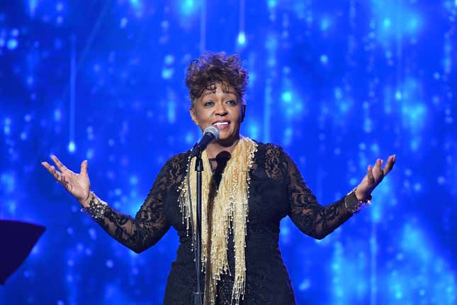 OXON HILL, MARYLAND - DECEMBER 05: Singer Anita Baker onstage during 2019 Urban One Honors at MGM National Harbor on December 05, 2019 in Oxon Hill, Maryland. 