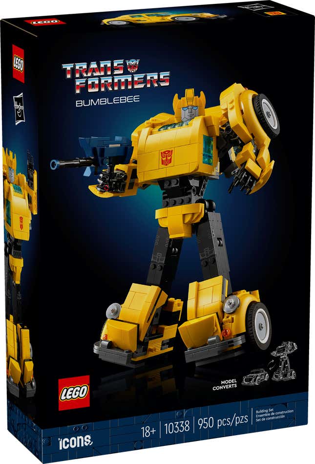Image for article titled Lego&#39;s Next Transformers Set Brings Bumblebee to the Party