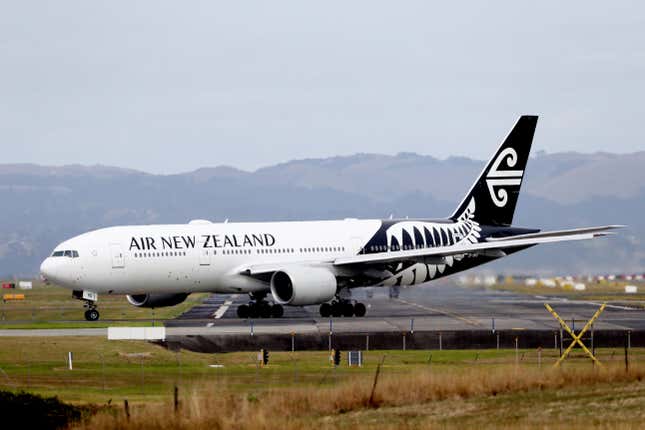 Air New Zealand had said it would reduce its carbon emissions by 28.9% by 2030, compared to its 2019 baseline emissions.