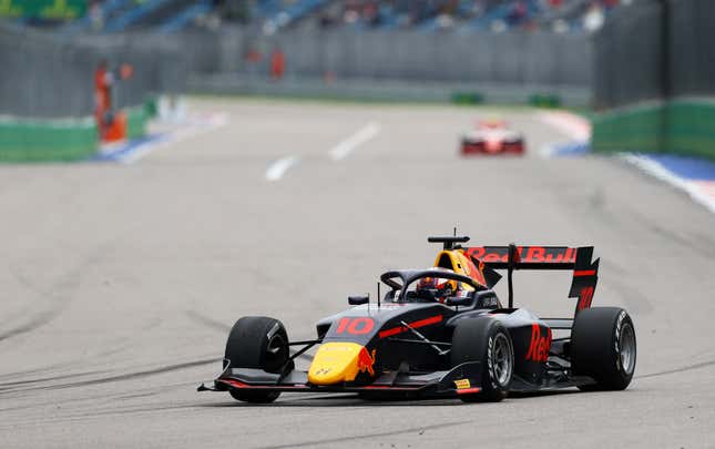 Jak Crawford in Sochi for Formula 3