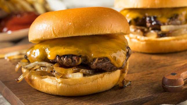 Cheddar cheeseburger