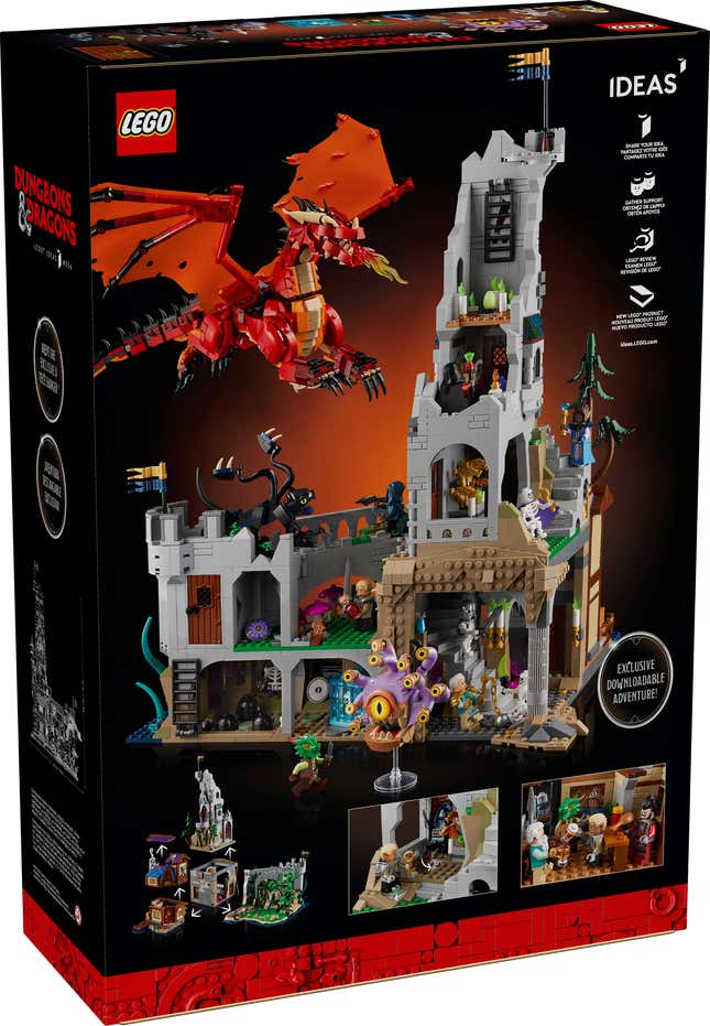 Image for article titled Massive Dungeons &amp; Dragons Lego Set Is Unbelievably Cool