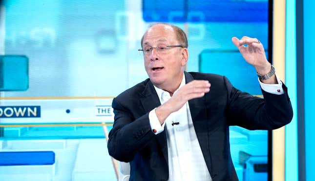 Bild für Artikel mit dem Titel Bitcoin ist legitim, sagt Larry Fink von BlackRock