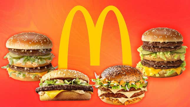 Image de l'article intitulé Du Big Mac au Grand Mac&amp;#xa0;: une brève histoire des cheeseburgers de McDonald’s