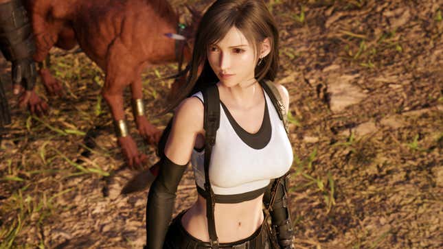 Tifa looks off into the distance.
