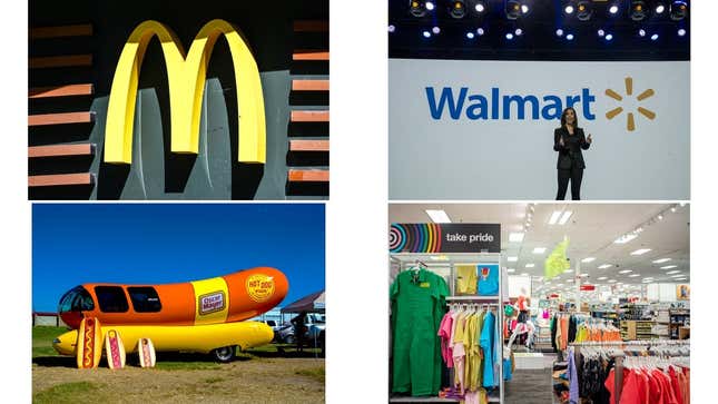 Imagen para el artículo titulado Despidos de Walmart, comida de $5 McDonald’s y mercancía de Target’s Pride: resumen de noticias del comercio minorista