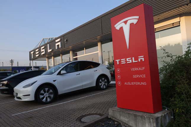 Bild für Artikel mit dem Titel Teslas Elektrofahrzeug-Verkäufe hatten einen schwierigen Mai