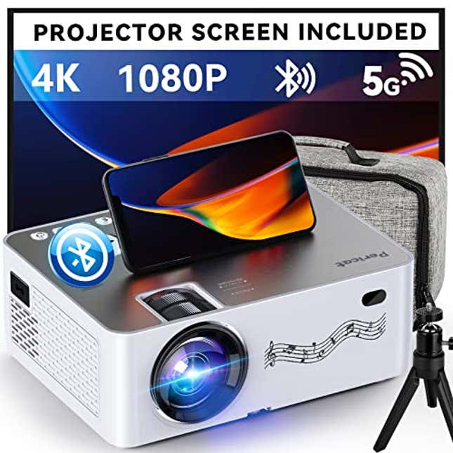 Image for article titled Projector with WiFi and Bluetooth, Now 68% Off