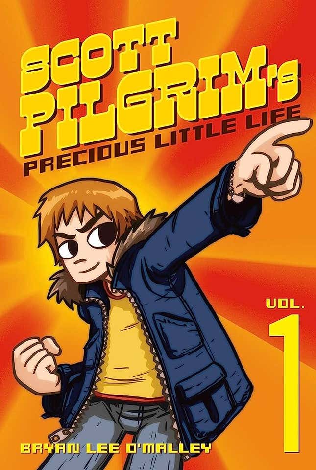 The cover of Scott Pilgrim's Precious Little Life.