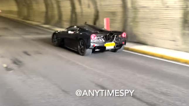 A GMA T.50 sounds amazing driving through a tunnel in Italy.