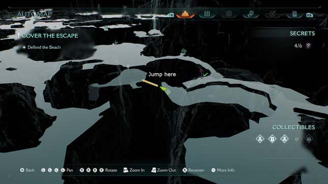 A screenshot shows a location on a map in Doom.