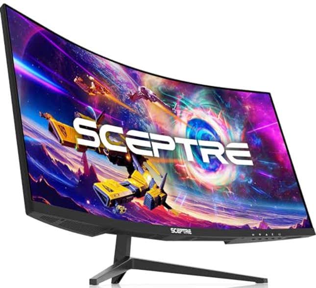 Image for article titled Sceptre 30-inch Curved Gaming Monitor 21:9 2560x1080 Ultra Wide/ Slim HDMI DisplayPort up to 200Hz Build-in Speakers, Now 12% Off